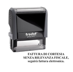 Timbro Printy 4912 - FATTURAZIONE ELETTRONICA - 47x18 mm - Trodat