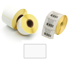 Etichette per trasferimento termico - 50x30 mm - 2 piste - adesivo removibile - Printex - rotolo da 5000 pezzi