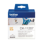 Brother - Rotolo - Nero/Bianco - 100 Etichette CD - diametro 58mm