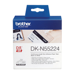 Brother - Nastro non adesivo - Nero/Bianco - 54mm x 30,48mt