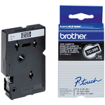 Nastro brother tc-395 9mmx7,7 bianco/nero