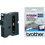 Brother - Nastro -  Bianco/Nero - TX241 - 18mm x7,7mt