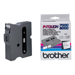 Brother - Nastro -  Nero/Bianco - TX251 - 24mm x7,7mt