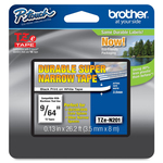 Brother - Nastro non laminato - Nero/Bianco - TZEN201 - 3,5mm x 8mt