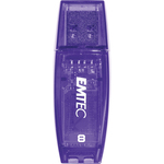 Emtec - Memoria Usb 2.0 - viola - ECMMD8GC410 - 8GB