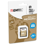 Emtec - SDHC Class 10 Gold + - ECMSD8GHC10GP - 8GB