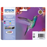 Epson - Cartuccia ink - C/M/Y/K/C CH/M CH - C13T08074011  - 7,4ml cad