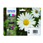 Epson - Multipack Cartuccia ink - 18 - C/M/Y/K - C13T18064012 - C/M/Y 3,3ml cad - K 5,2ml