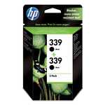 Hp - Confezione 2 cartucce ink - 339 - Nero - C9504EE - 860 pag cad