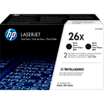 Hp - Confezione 2 Toner - 26X - Nero - CF226XD - 9.000 pag cad