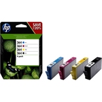 Hp - Confezione 4 cartucce ink - 364 - C/M/Y/K - N9J73AE - C/M/Y 300 pag cad / K 250 pag