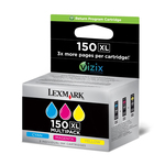 Lexmark/Ibm - Confezione 3 cartucce - C/M/Y - 14N1807E - return program - 750 pag cad
