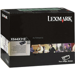 Lexmark/Ibm - Toner - Nero - X644X31E - return program - 32.000 pag