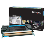 Lexmark/Ibm - Toner - Ciano - X746A1CG - return program - 7.000 pag