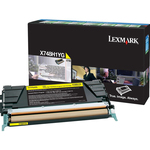 Lexmark/Ibm - Toner - Giallo - X748H1YG - return program - 10.000 pag