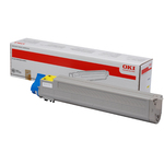 Oki - toner - 43837129 - giallo c9655series