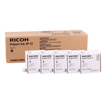 Ricoh - cartuccia -817104 - nero 600cc priport jp1210/50 jp3000 type jp12 - scatola da 5 pezzi