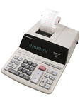 Calcolatrice scrivente EL 2607PG - 12 cifre - stampa bicolore - alimentazione da rete - Sharp - EL2607PGGYSE