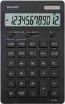 Calcolatrice da tavolo EL 364 - 176x100x13 mm - 12 cifre - Nero - Sharp - EL364BBK