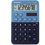 Calcolatrice tascabile EL 760R - 8 cifre - azzurro/blu - Sharp - EL760RBBL