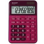 Calcolatrice da tavolo EL M335 - 10 cifre - Rosso - Sharp - ELM335 BRD