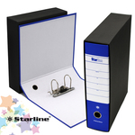 Registratore Starbox - dorso 8 cm - protocollo 23x33 cm - blu - Starline
