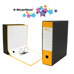 Registratore Starbox - dorso 8 cm - commerciale 23x30 cm - giallo - Starline