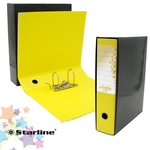 Registratore Kingbox - dorso 8 cm - protocollo 23x33 cm - giallo - Starline