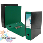 Registratore Kingbox - dorso 8 cm - protocollo 23x33 cm - verde - Starline
