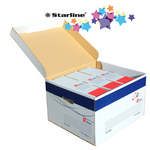 Scatola archivio ST-box - con coperchio - 375x265x430 mm - Starline