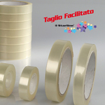 Nastro adesivo - 19 mm x 66 mt - trasparente - Starline - torre 8 rotoli