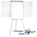 Lavagna portablocco con bracci estensibili - 70x102 cm - bianco - Starline