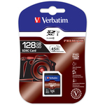 Vertbatim - Scheda SDHC Premium SDXC Class 10/UHS-1 - 44025 - 128GB