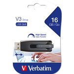 Verbatim - Usb 3.0 Superspeed Store\N\Go V3 Drive - Nero - 49172 - 16GB