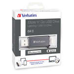 Verbatim - Usb 3.0 Superspeed Store\N\Go lightining drive - 49301 - 64GB