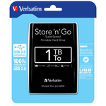 Verbatim - Hard disk Store \N\Go Usb 3.0 - Nero - 53023 - 1TB