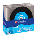 Verbatim - Scatola 10 CD-R Data Life Plus Data Vinyl - slim 1X/52X - 43426 - 700MB