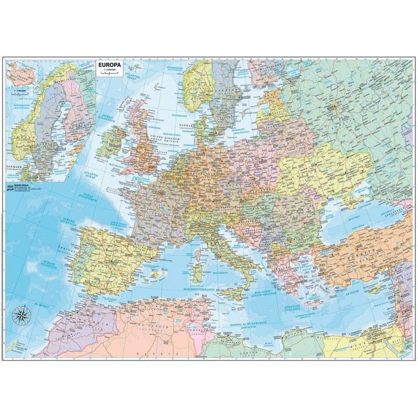 Carte geografiche murali Europa e Mondo