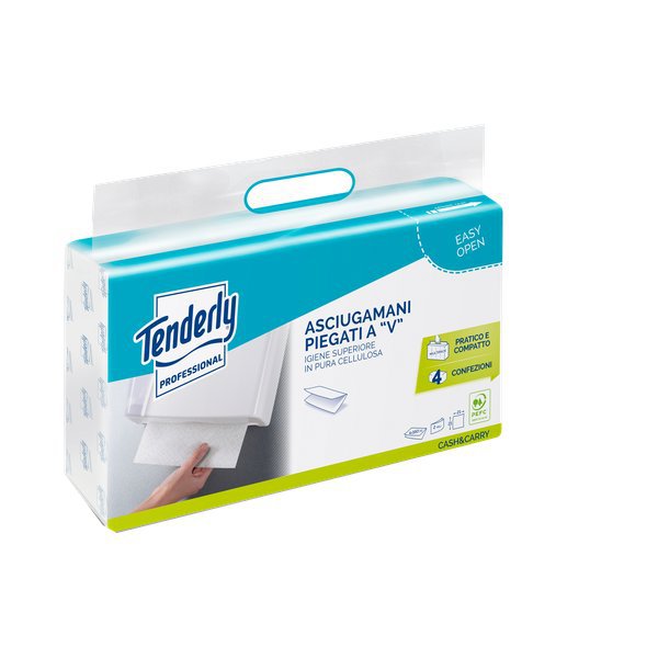 Forniture Igieniche Tenderly Asciugamani Di Carta Pura Cellulosa