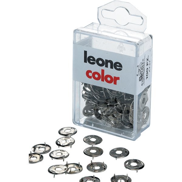 Leone Dell'era Puntine 1000 Puntine Leone Dell'Era - 11 Colori Mischiati - Stecca Da 10 Scatole - Made In Italy Puntine Metalliche Assortite