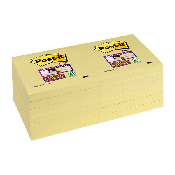 Foglietti Post-it  Super Sticky Giallo Canary 