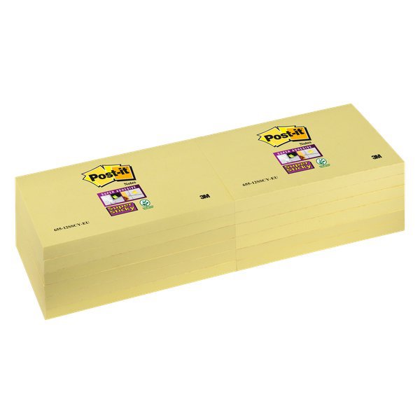 Foglietti Post-it  Super Sticky Giallo Canary 