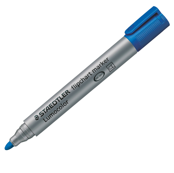 Marcatore a base d\acqua Lumocolor Flipchart 356 - punta tonda 2,0mm - blu - Staedtler