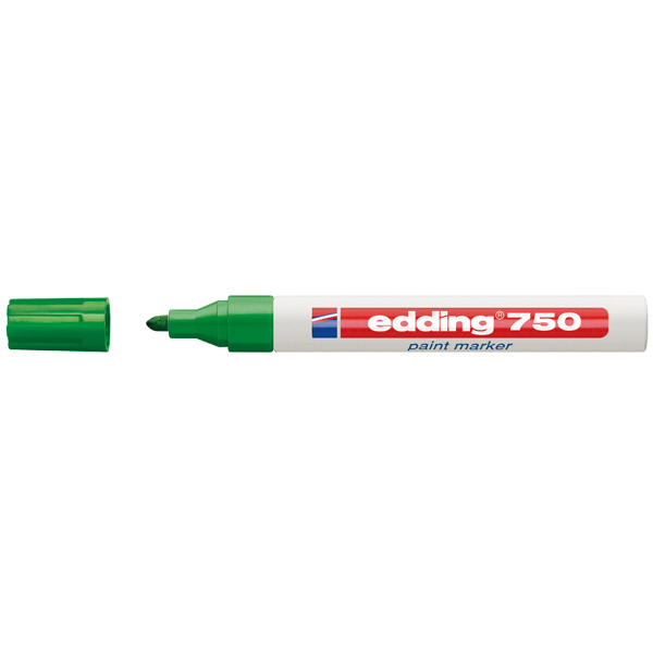Marcatore 750 - punta da 2,0 a 4,0mm - verde - Edding