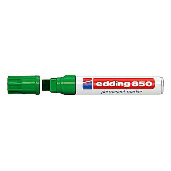 Marcatore permanente Edding 850 - punta da 5,0-16,0mm - verde  - Edding