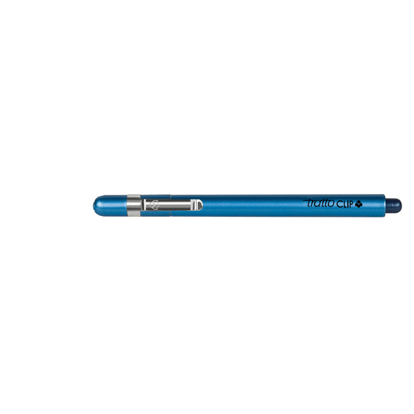 Penna fineliner Tratto Clip - tratto 0,3mm - blu - Tratto