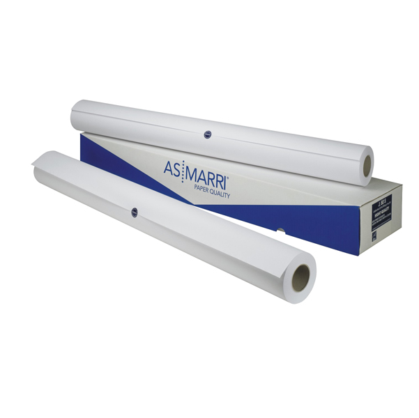 Carta Inkjet plotter J.80S - 914 mm x 50 mt - 80 gr - opaca - bianco - As Marri