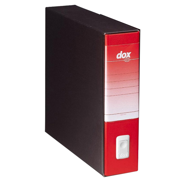 Registratore Dox 9 - dorso 8 cm - 35x31,5 cm - rosso - Esselte