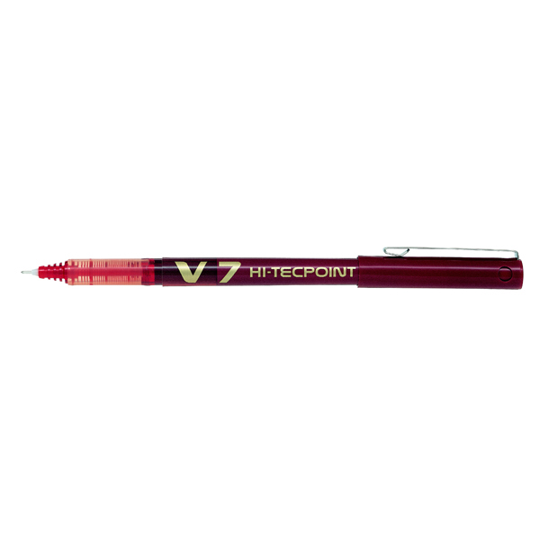 Roller Hi Tecpoint V7 - punta 0,7mm - rosso  - Pilot