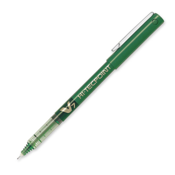 Roller Hi Tecpoint V7  - punta 0,7mm  - verde - Pilot